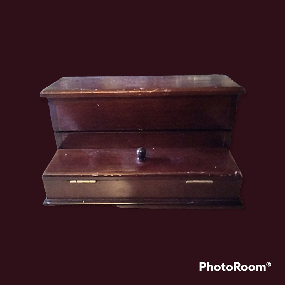 Bombay Company Vintage Desk Organizer, letter box, men or women's jewelry box